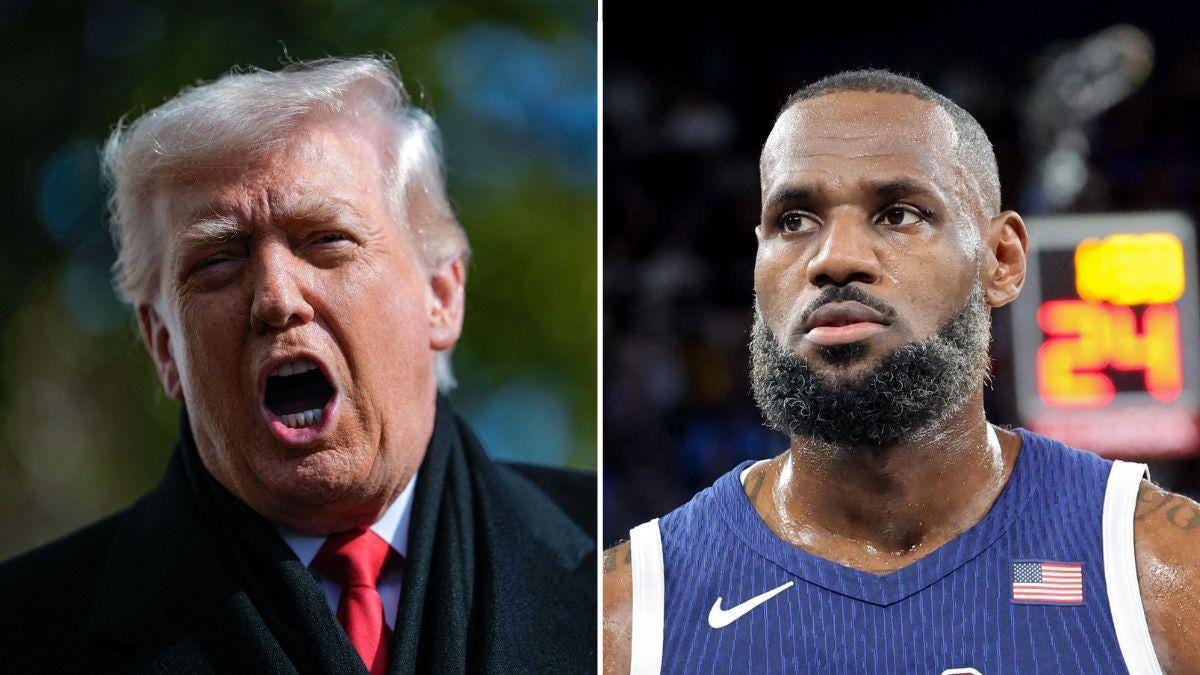 Photo of Donald Trump and LeBron James Photo of Donald Trump and LeBron James