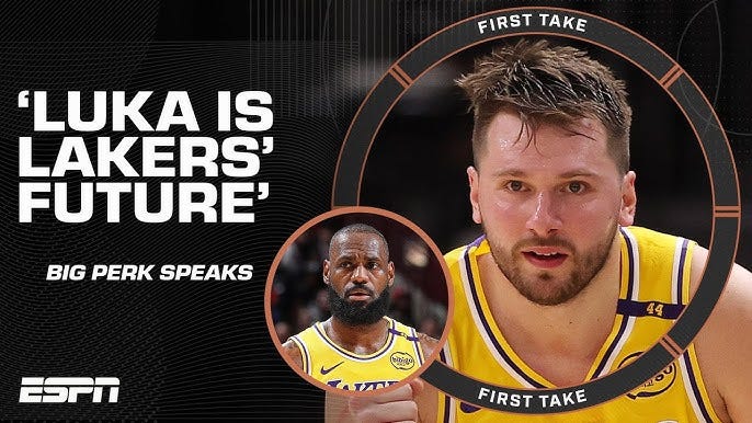 Perk says 'the future of Lakers is Luka NOT LeBron'🗣️👀 + Are the Bucks  keeping Giannis? | First Take