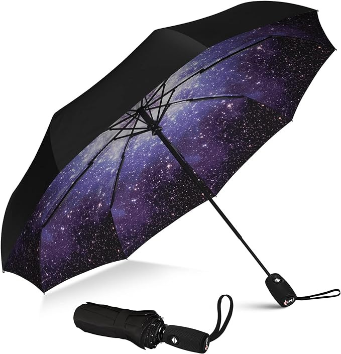 Repel Travel Umbrella: Windproof Travel Umbrella and Compact Mini - Perfect for Car, Golf, and On-the-Go. Small Travel Umbrella Compact Mini, Windproof and Strong