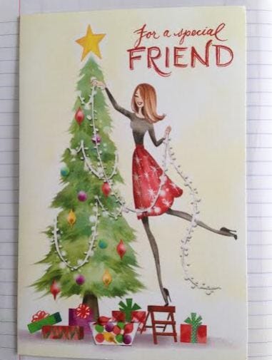 xmas card to self