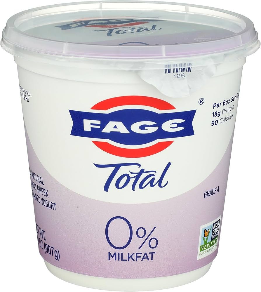 FAGE Total Greek Yogurt, 0% Nonfat, Plain, 32 oz FAGE Total Greek Yogurt, 0% Nonfat, Plain, 32 oz