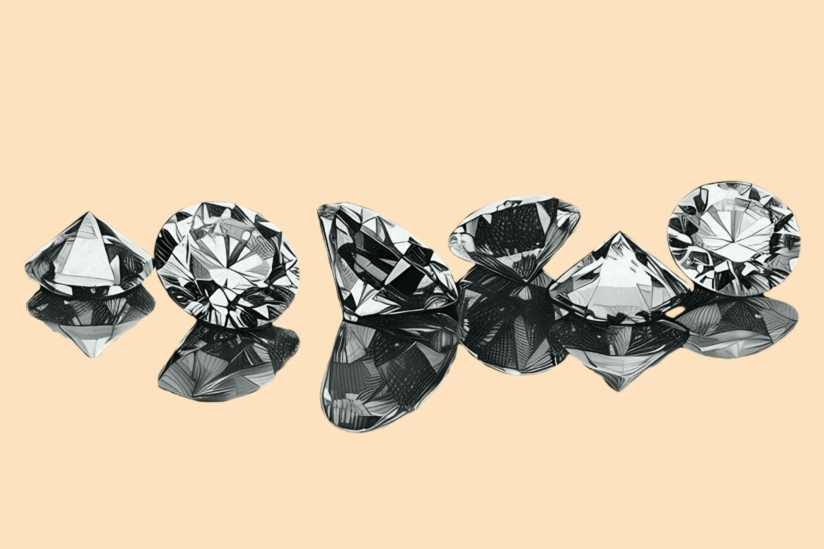 Prices are down. Lab-grown stones are up. 