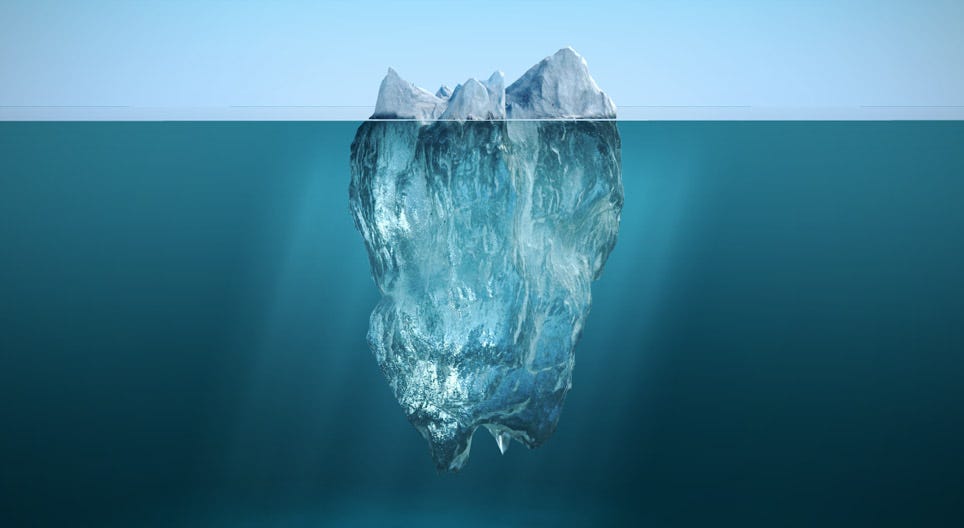 Icebergs - 3D scene - Mozaik Digital Education and Learning Icebergs - 3D scene - Mozaik Digital Education and Learning