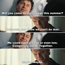He's coming to the cottage, goddammit! HEATED RIVALRY, S1 E5 “I'll Believe  in Anything,” written and directed by Jacob Tierney.
