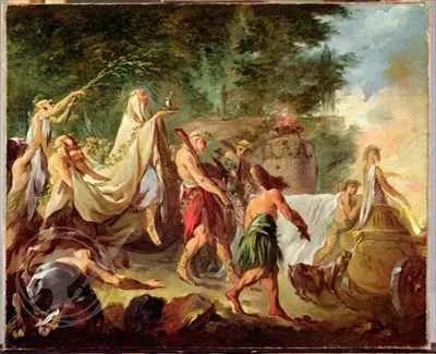 Druids Ceremony by Noel Halle Reproduction For Sale | 1st Art Gallery