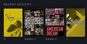 Movie posters for Nanami: The Inferno of First Love, Harlan County USA, American Dream, The Backrooms (Found Footage) Movie posters for Nanami: The Inferno of First Love, Harlan County USA, American Dream, The Backrooms (Found Footage)