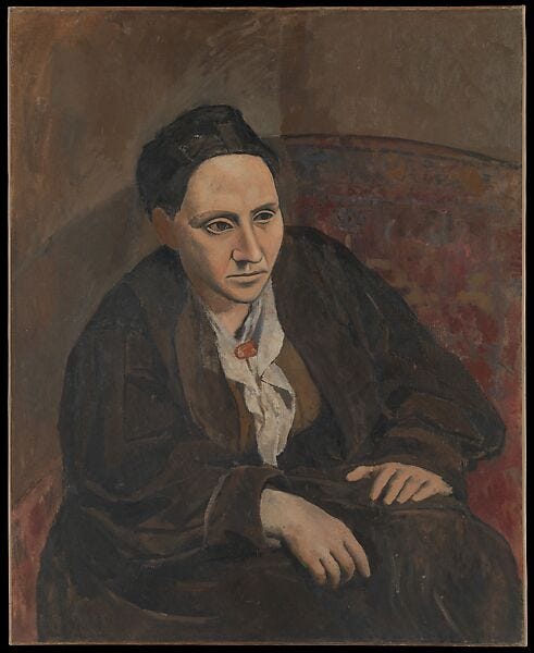 Pablo Picasso - Gertrude Stein - The Metropolitan Museum of Art Pablo Picasso - Gertrude Stein - The Metropolitan Museum of Art