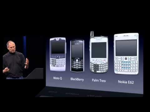 Steve Jobs introduces iPhone in 2007 Steve Jobs introduces iPhone in 2007