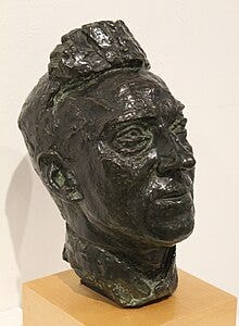 W.H. Davies, 1916, by Jacob Epstein