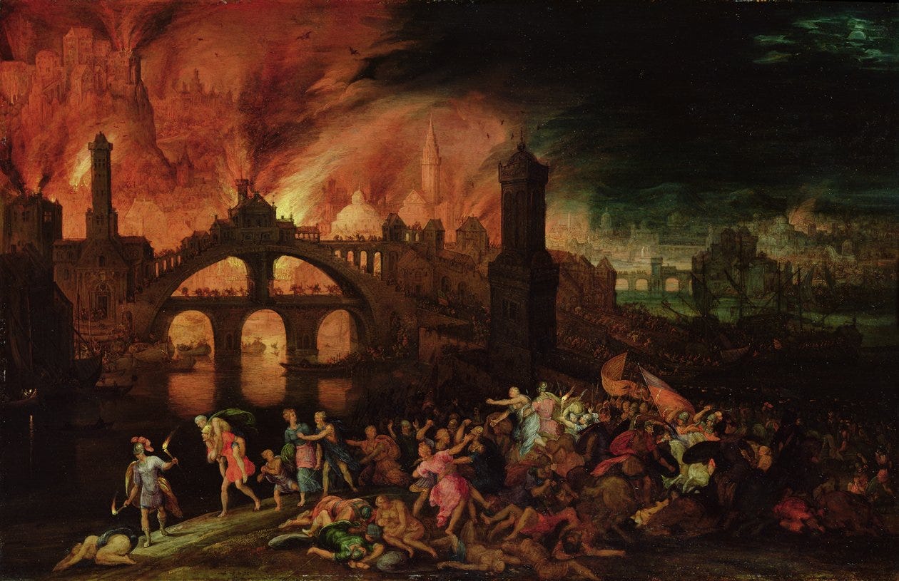 The Destruction of Troy, 1606