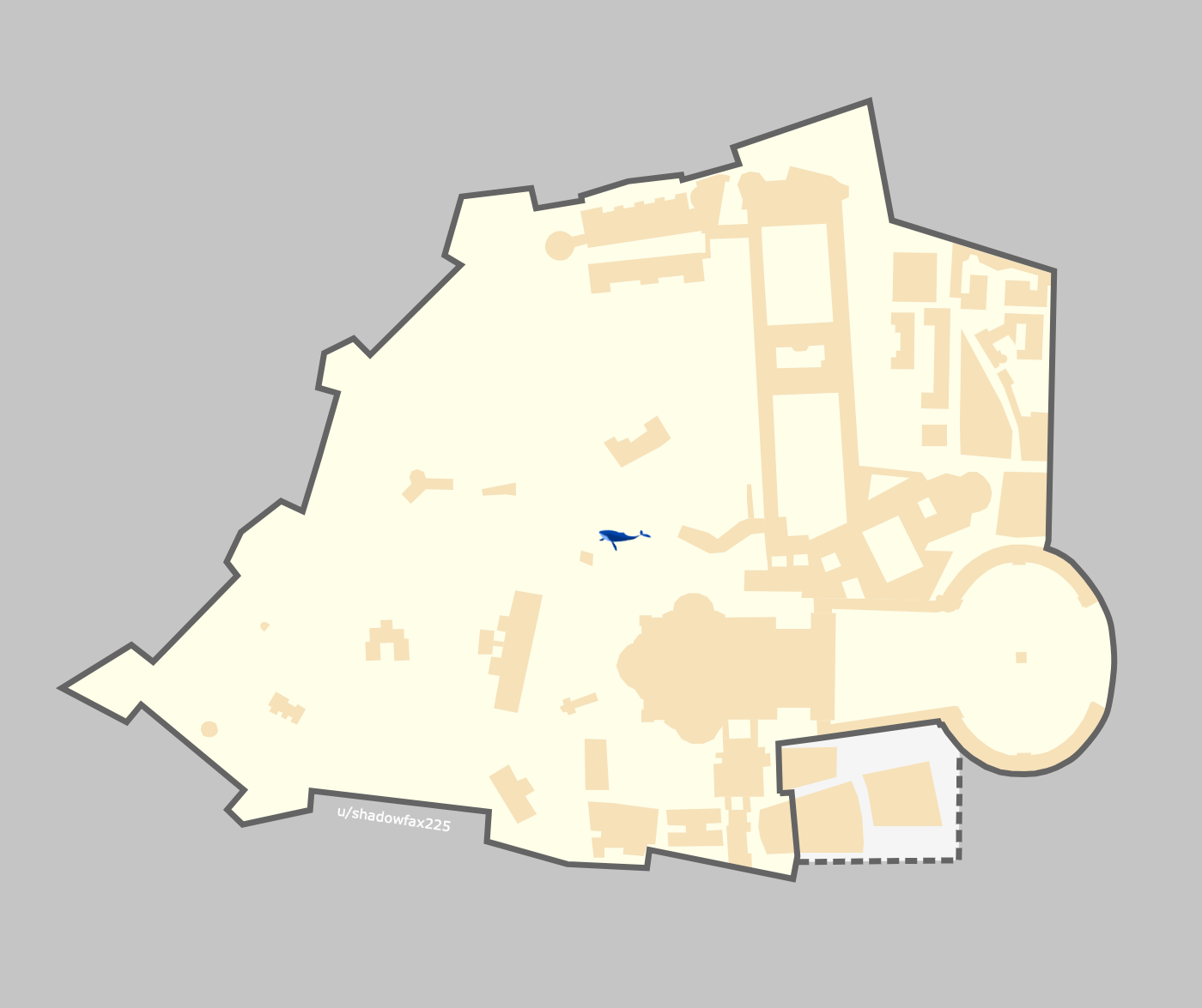 r/MapPorn - Vatican vs. Blue Whale r/MapPorn - Vatican vs. Blue Whale