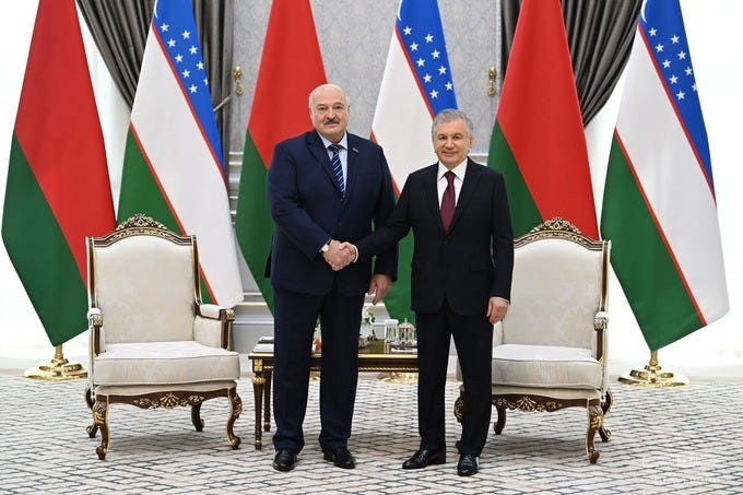 aleksander lukashenko, belarus, shavkat mirziyoyev