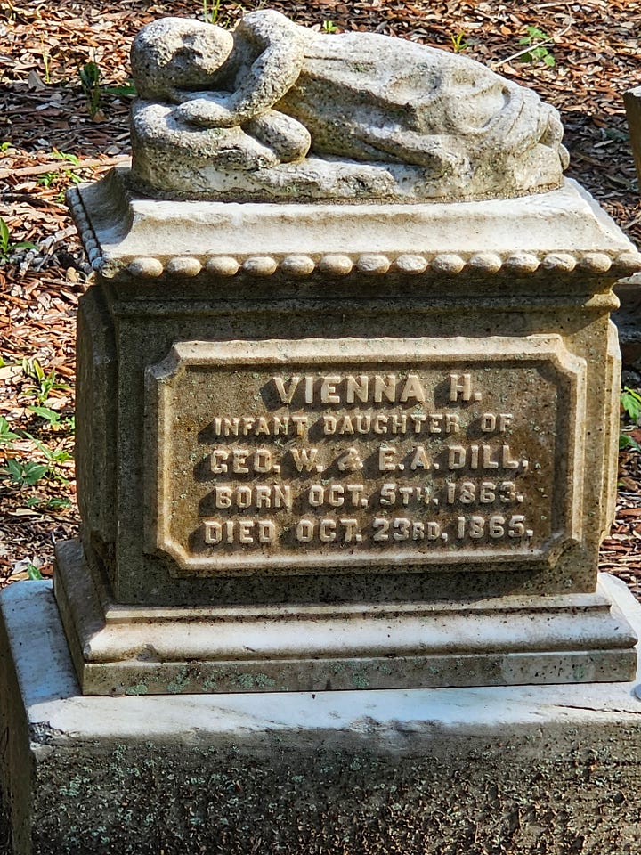 Tombstones in the Old Burying Ground.