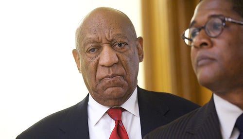 **FILE** Bill Cosby (left) and Andrew Wyatt (AP/Pool photo)