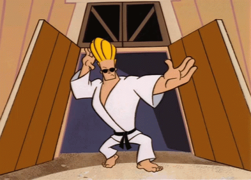 Karate Johnny Bravo GIF - Karate Johnny Bravo Ready To Fight - Discover ...