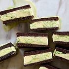 Basil Chocolate Ice Cream Sandwiches