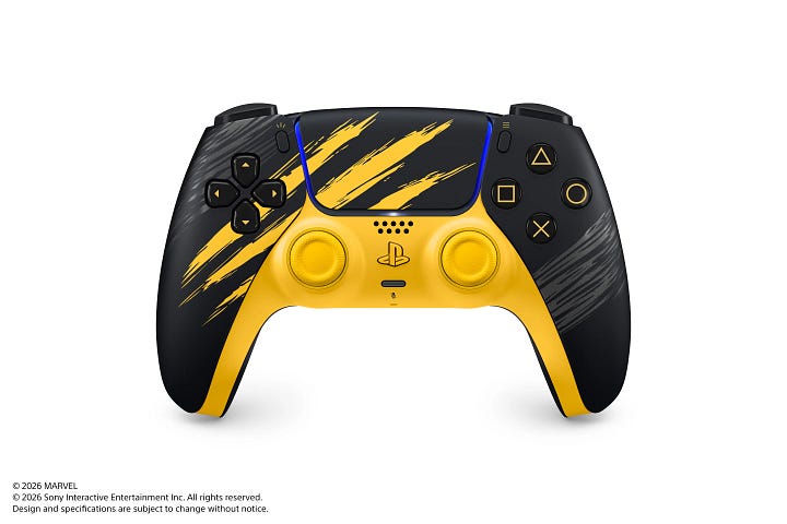 Marvel's Wolverine DualSense controllers