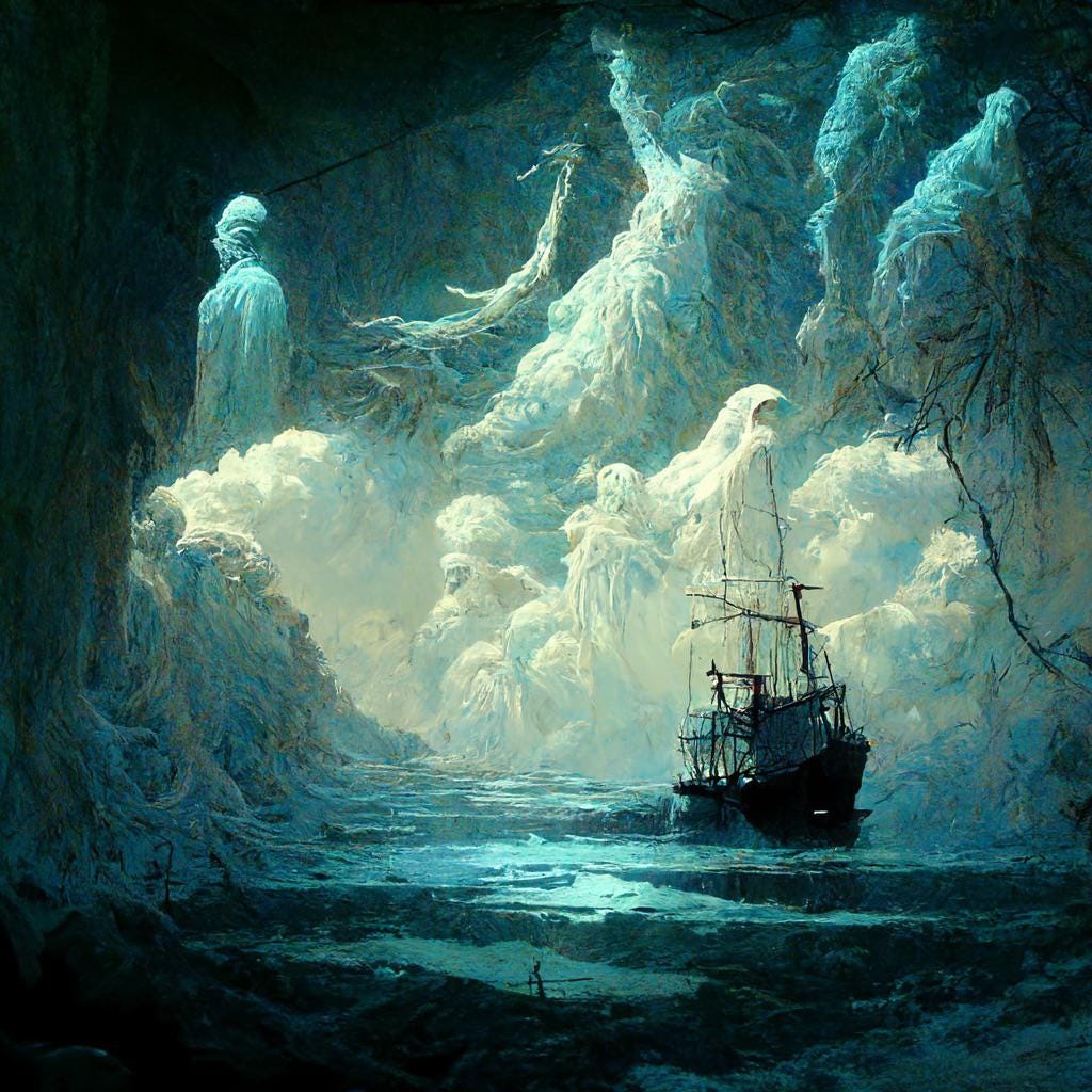Ai picture of Rime of the Ancient Mariner : r/ironmaiden