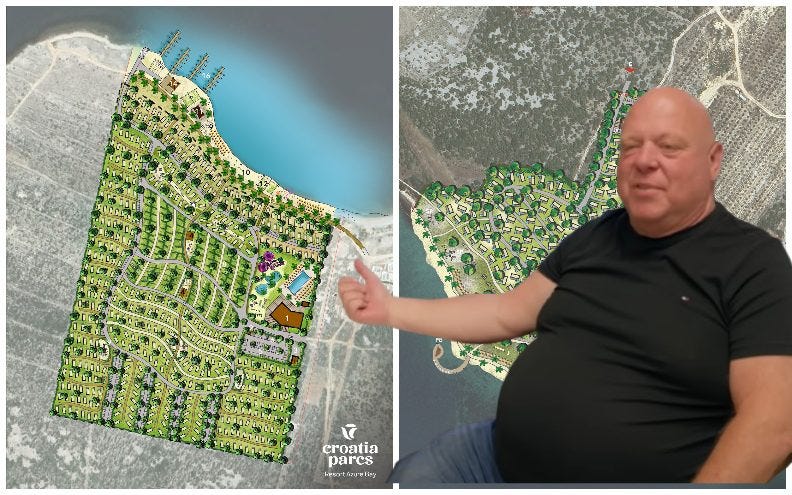 We reveal all the details about the controversial resort: the Dutch reality star wants to build 480 holiday homes in Rovanjska We reveal all the details about the controversial resort: the Dutch reality star wants to build 480 holiday homes in Rovanjska