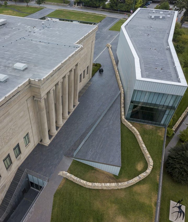 Photos of Andy Goldsworthy's Walking Wall