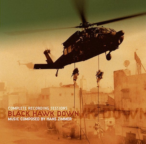 Release “Black Hawk Down: Complete Recording Sessions” by Hans Zimmer -  MusicBrainz