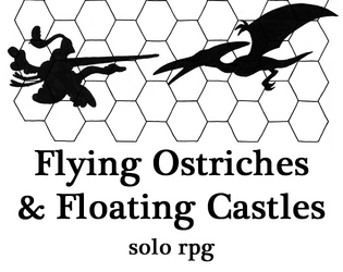 Flying Ostriches & Floating Castles Printable Peripherals