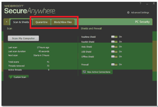 webroot security shield webroot security shield
