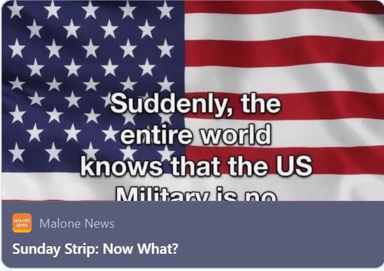 Sunday Strip: Now What? This is just the beginning. (03/01/26)