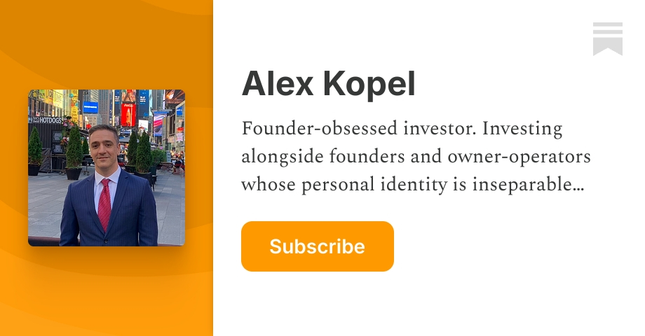 Alex Kopel | Substack