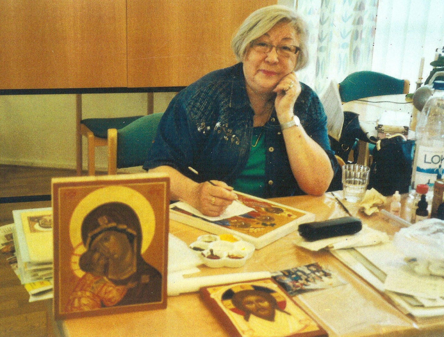 Katarina i verkstaden
