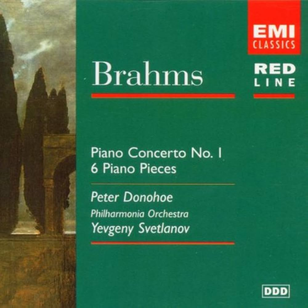 Johannes Brahms - Peter Donohoe , Philharmonia Orchestra , Evgeni Svetlanov  - Piano Concerto No. 1 / 6 Piano Pieces - EMI Classics - 7243 5 72982 2 3 -  Amazon.com Music