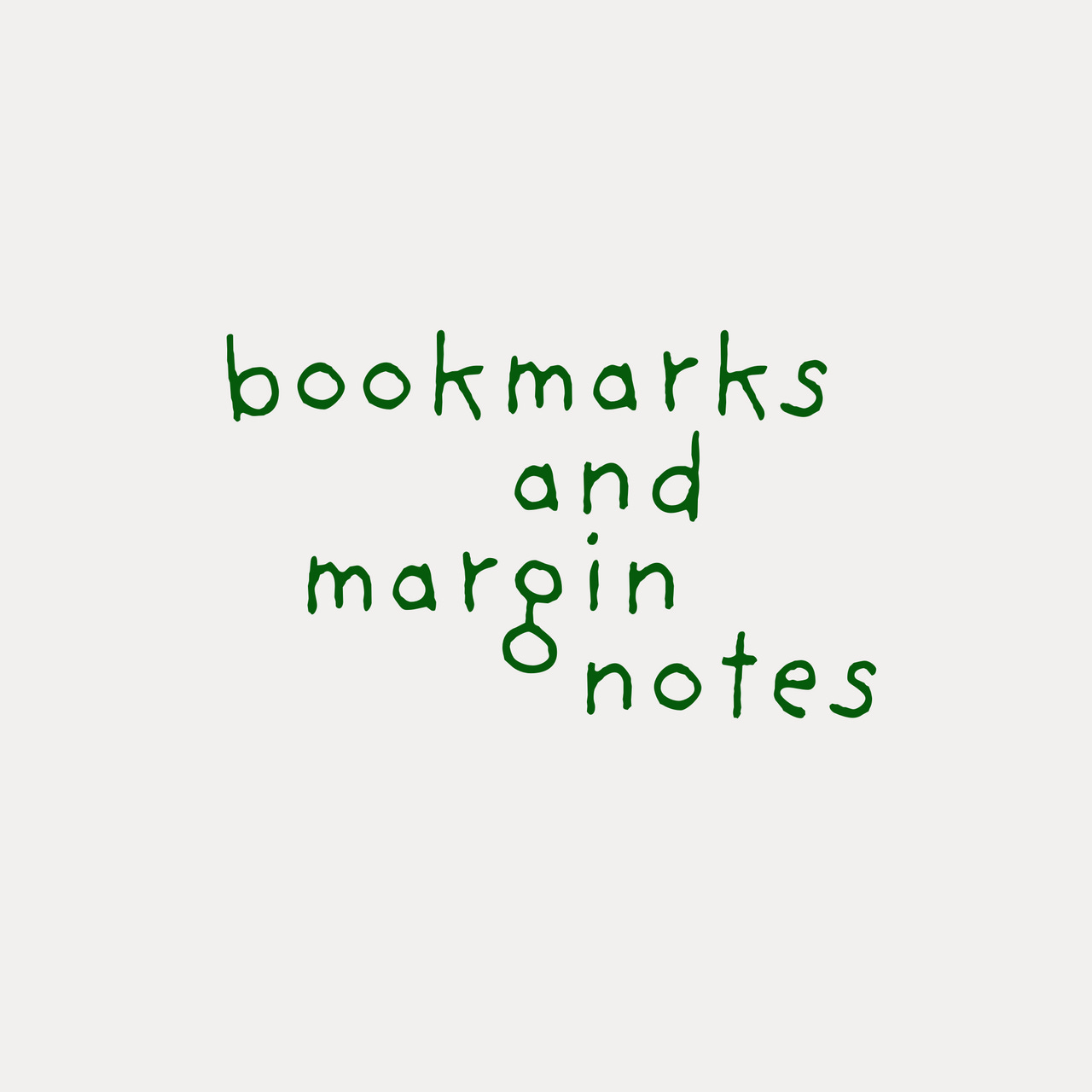 bookmarks and margin notes