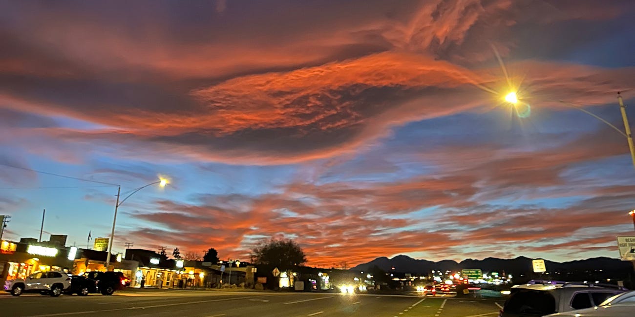Flaming Sky Bird Lighting My Path