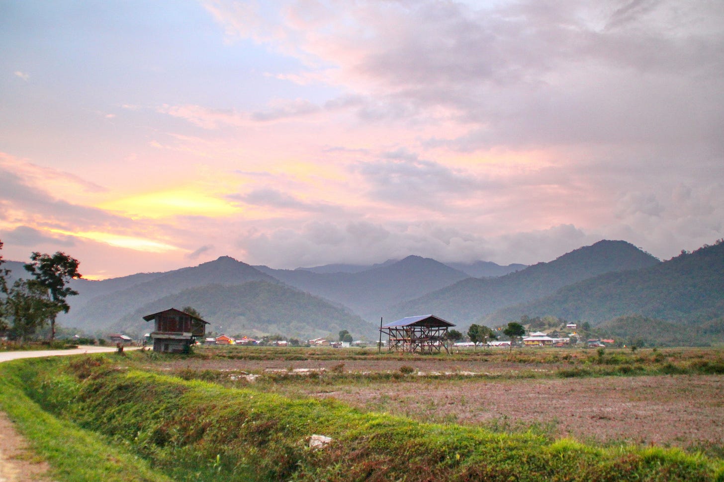 Misty mornings and vast rice fields define quiet rural life in the Kelabit Highlands. Misty mornings and vast rice fields define quiet rural life in the Kelabit Highlands.