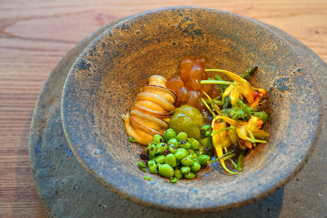 Ragout of Californian botanicals