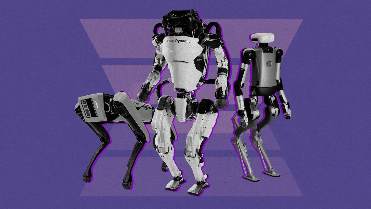 2 Boston Dynamics robots and Agility AI&#039;s Digit