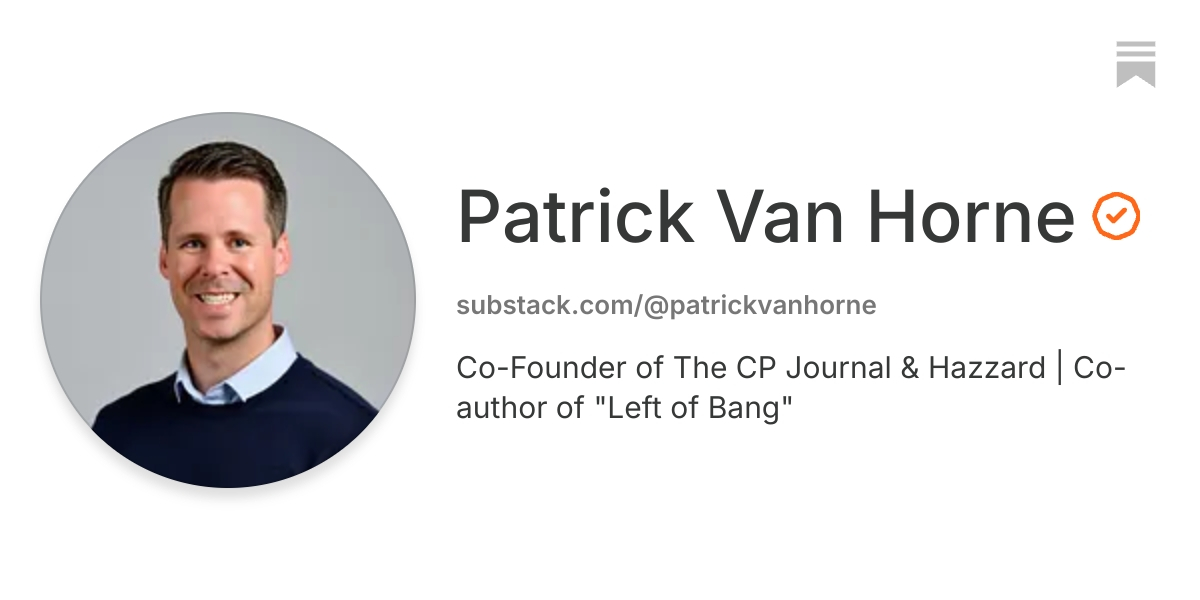 Patrick Van Horne | Substack