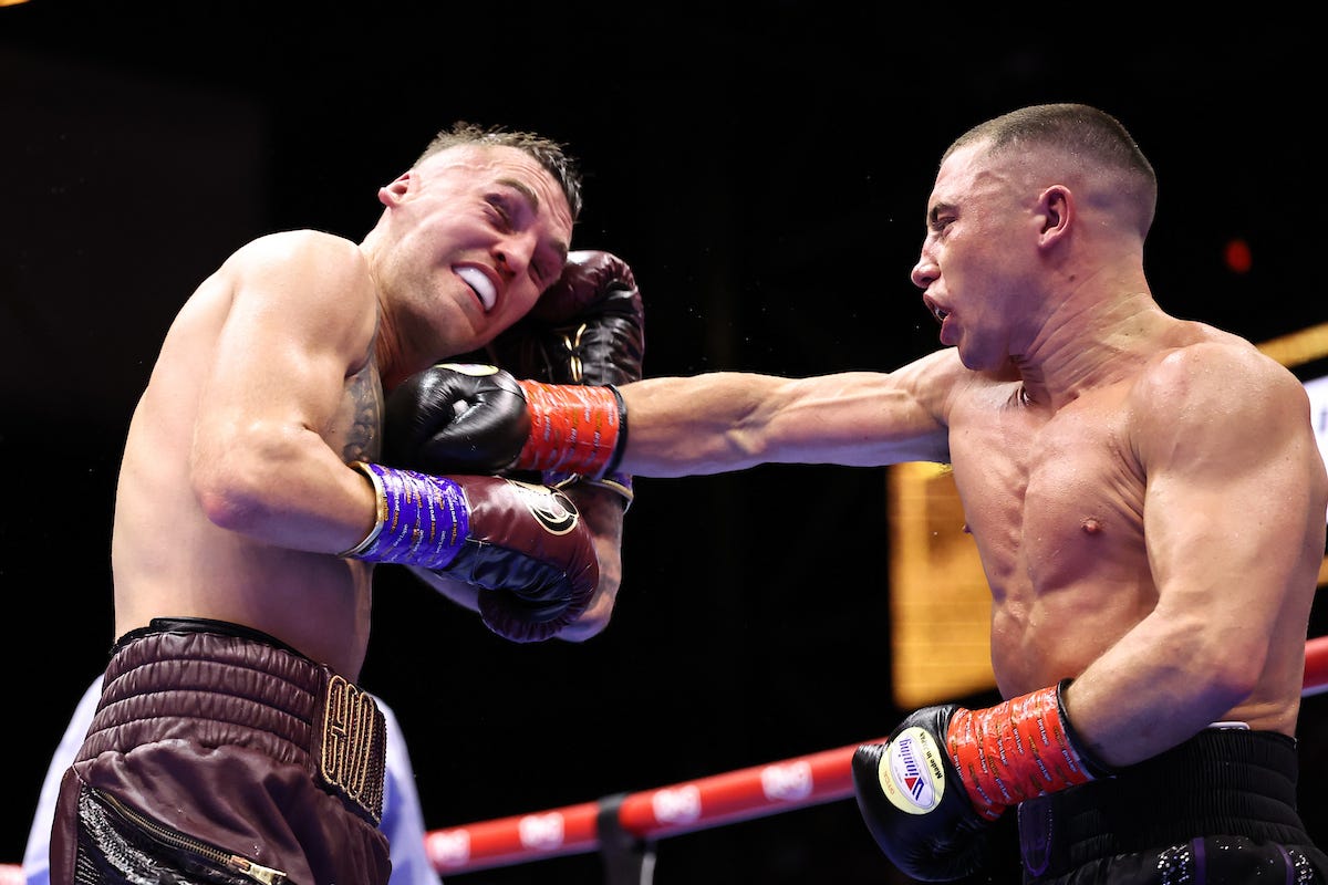 Ball disappointed with performance, but retains 126 title vs. Goodman