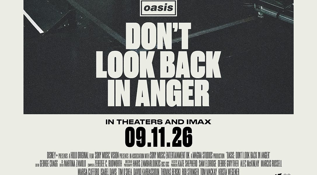 New Trailer, Poster Released for Oasis Documentary Ahead of September Theatrical Release