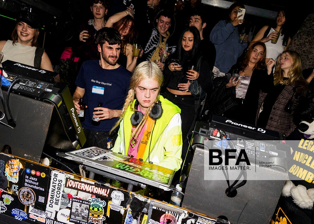 Sol Thompson, DJ Kellen at GRAILED NYC at Nublu / id : 6912568 by Quadir Moore/BFA.com