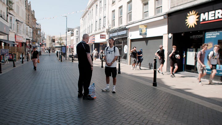 On Dover's high street Pic: Sammy Day Thompson/The Lead