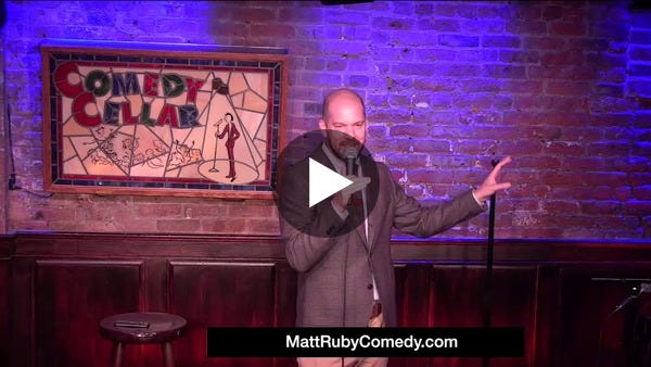 New clip! Couples on social media: Tell us when you break up! [Matt Ruby standup]