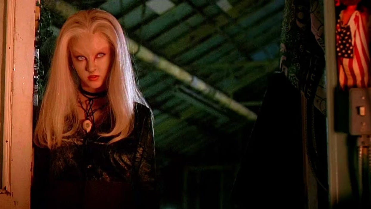 Ginger Fitzgerald from Ginger Snaps as she continues her transformation into a werewolf