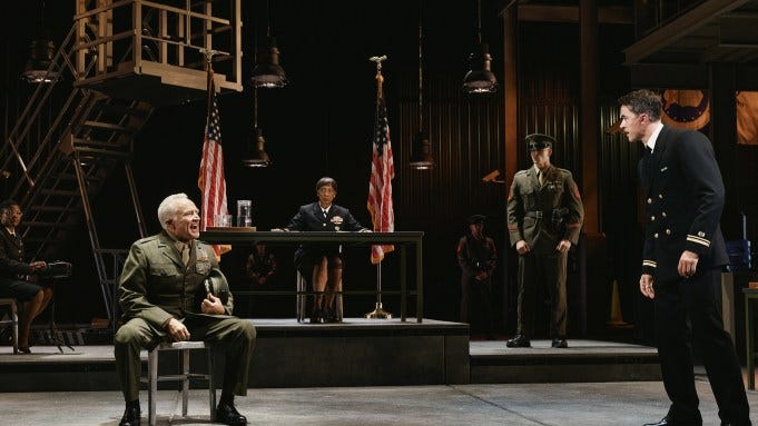 A Few Good Men' Broadway Review: Bradley Whitford And Tom Blyth Handle The  Truth