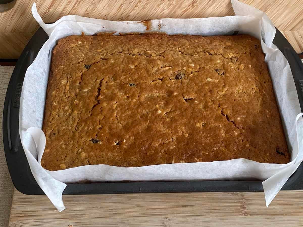 Baked carrot traybake. Baked carrot traybake.