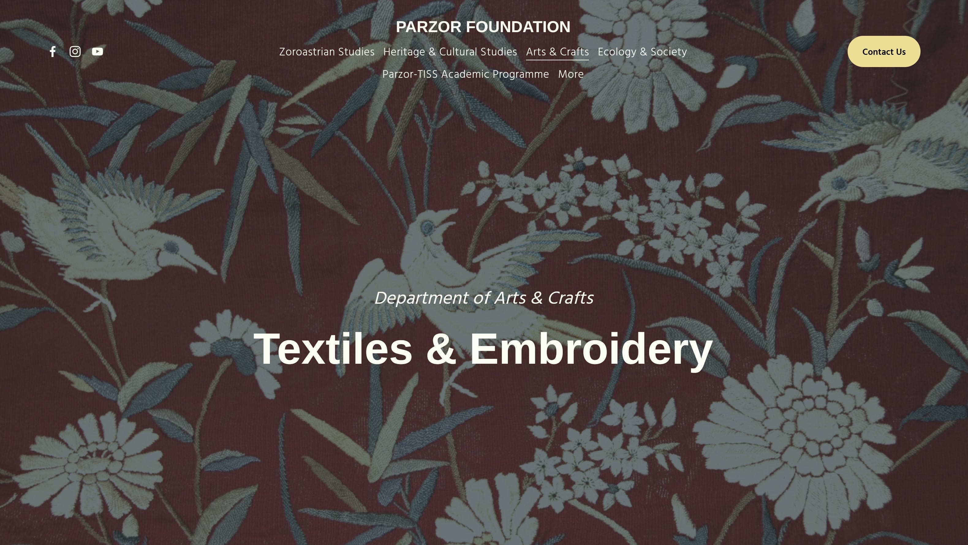 Zoroastrianism: Embroidery and Heritage of Humanity