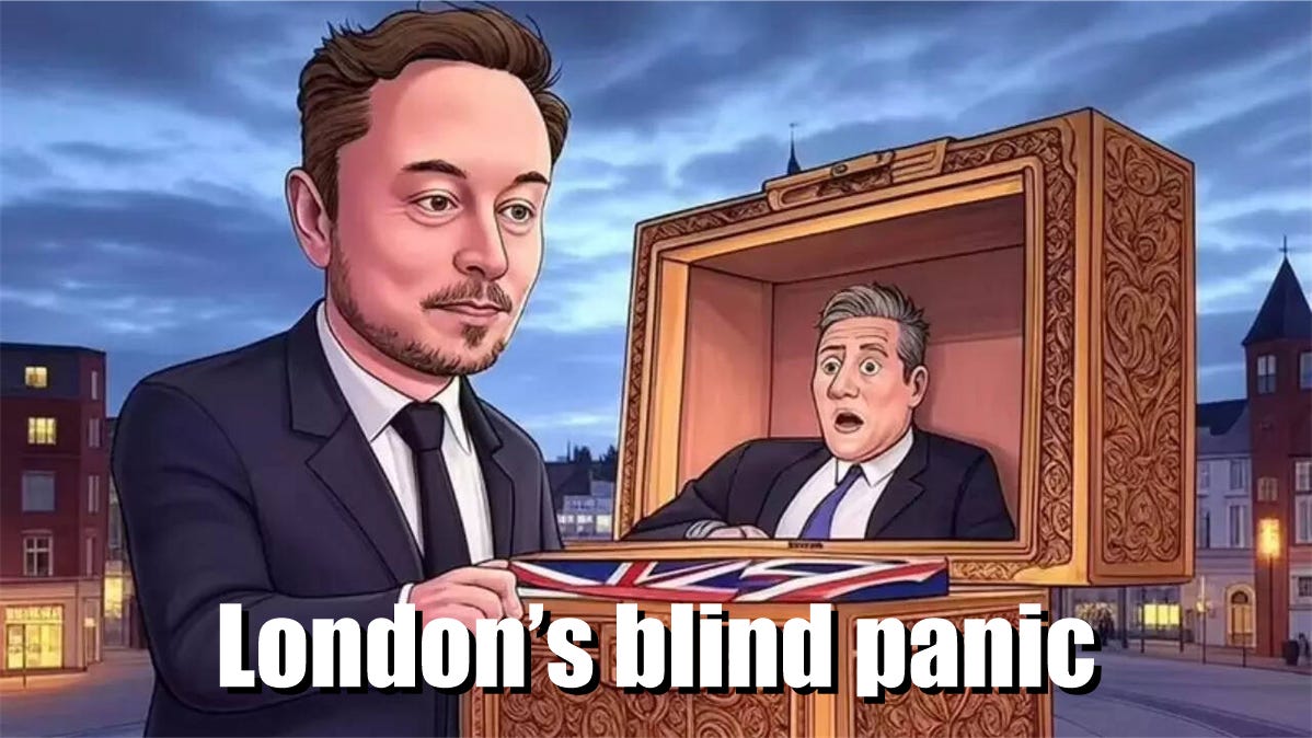 London's blind panic