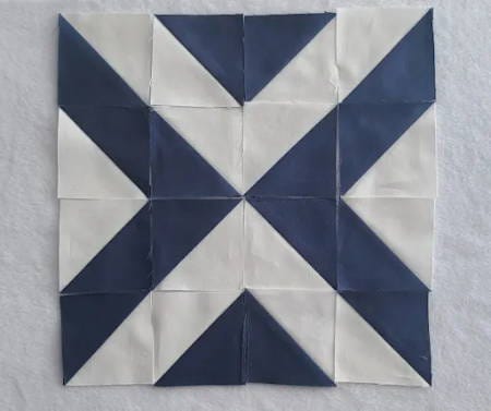 Half-Square Triangle Layout - Modern X Half-Square Triangle Layout - Modern X