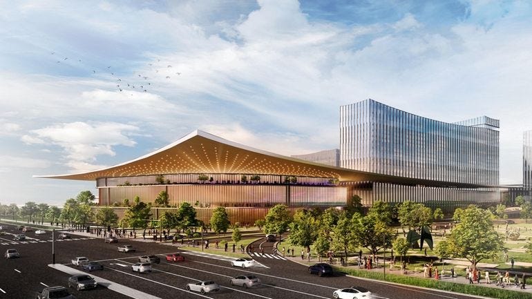 Las Vegas Sands Corporation released this rendering of aspects of a...