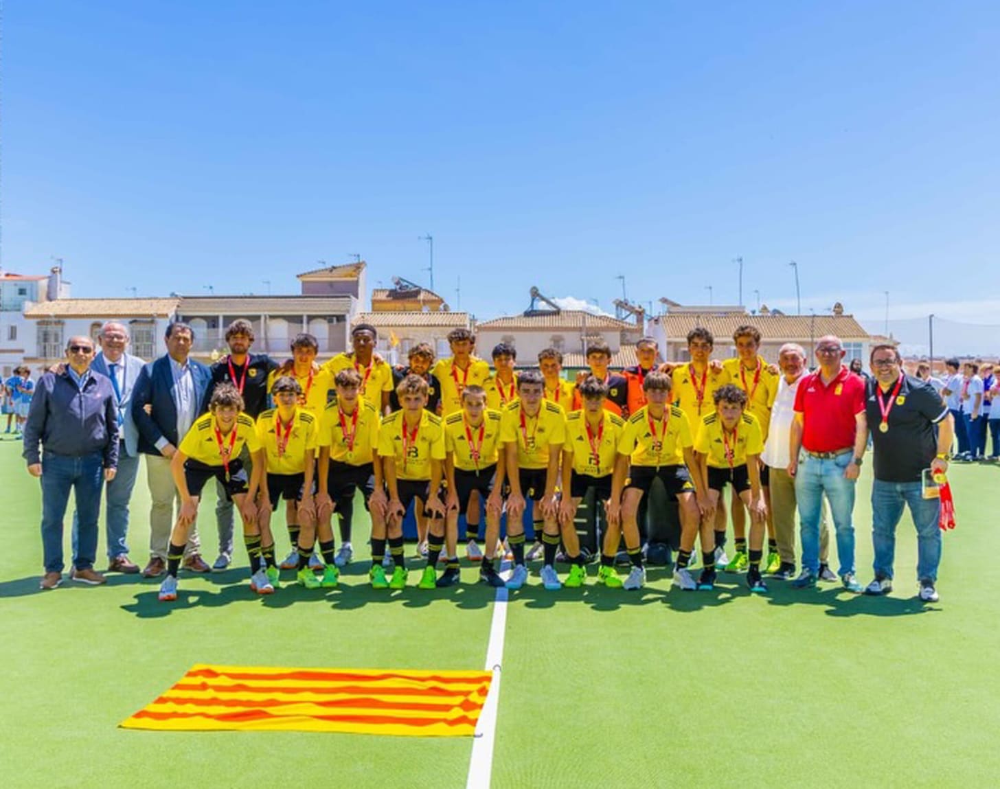 Equipo cadete masculino del Athètic Terrassa